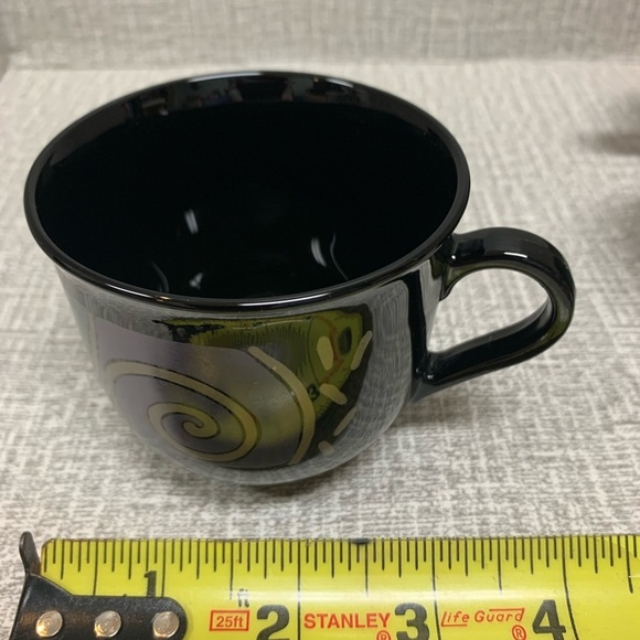 Vintage Arcoroc France 1980’s Set of 4 Teacups Tampico Pattern - Picture 9 of 11